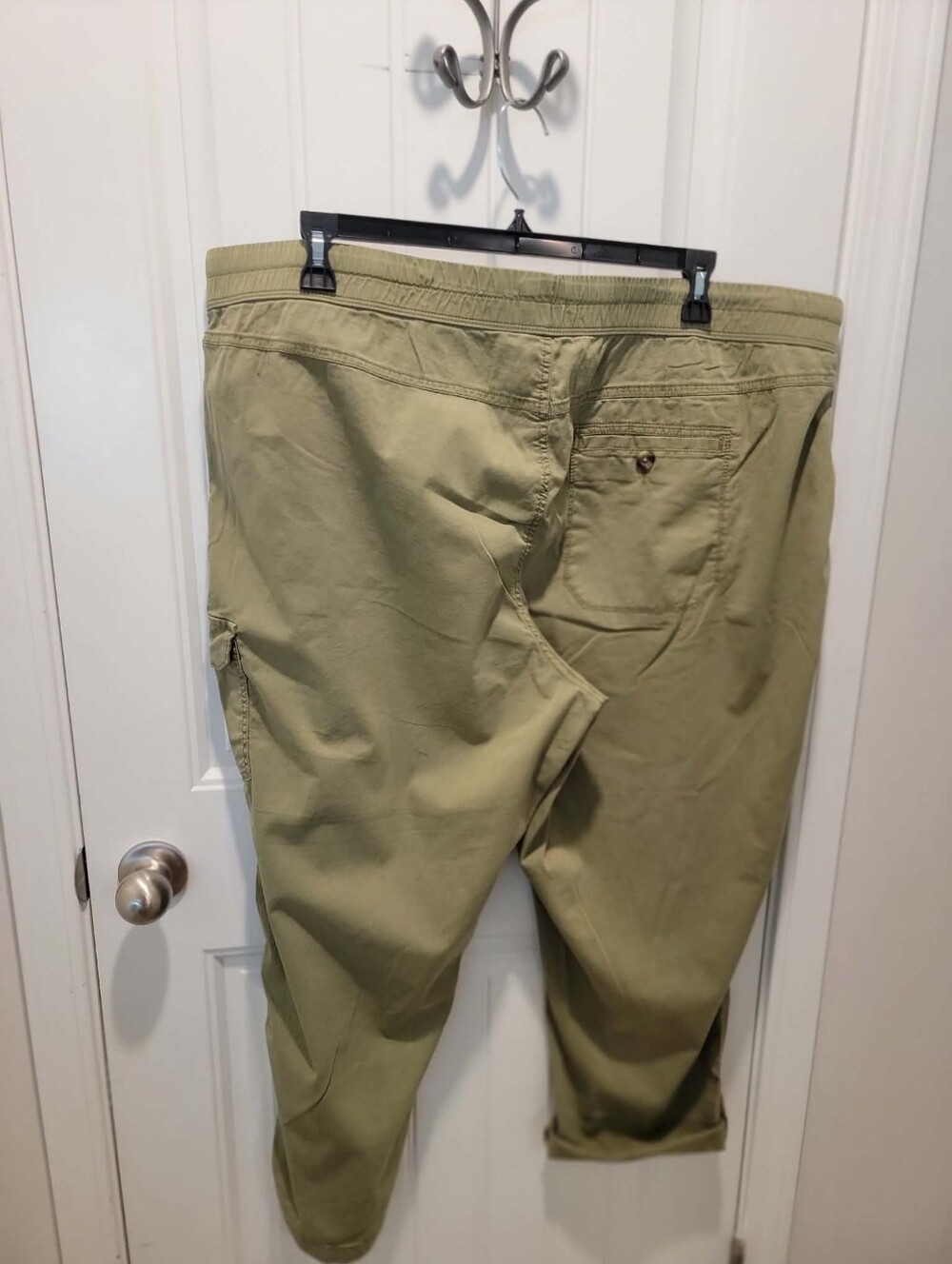 Sonoma Plus Size 22W Green Cargo Pants With Pull-on Waistband for Comfort - Picture 5 of 8
